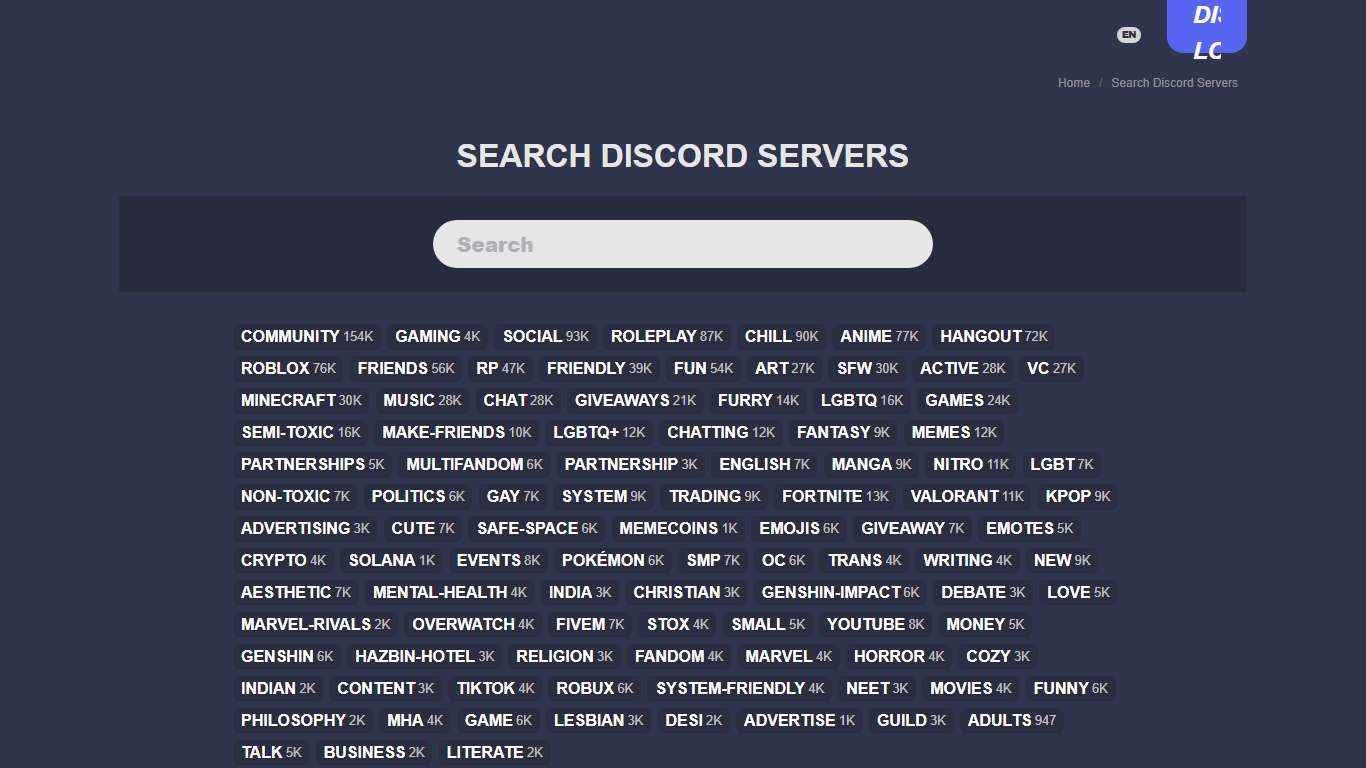 Search Discord Servers DISBOARD: Discord Server List