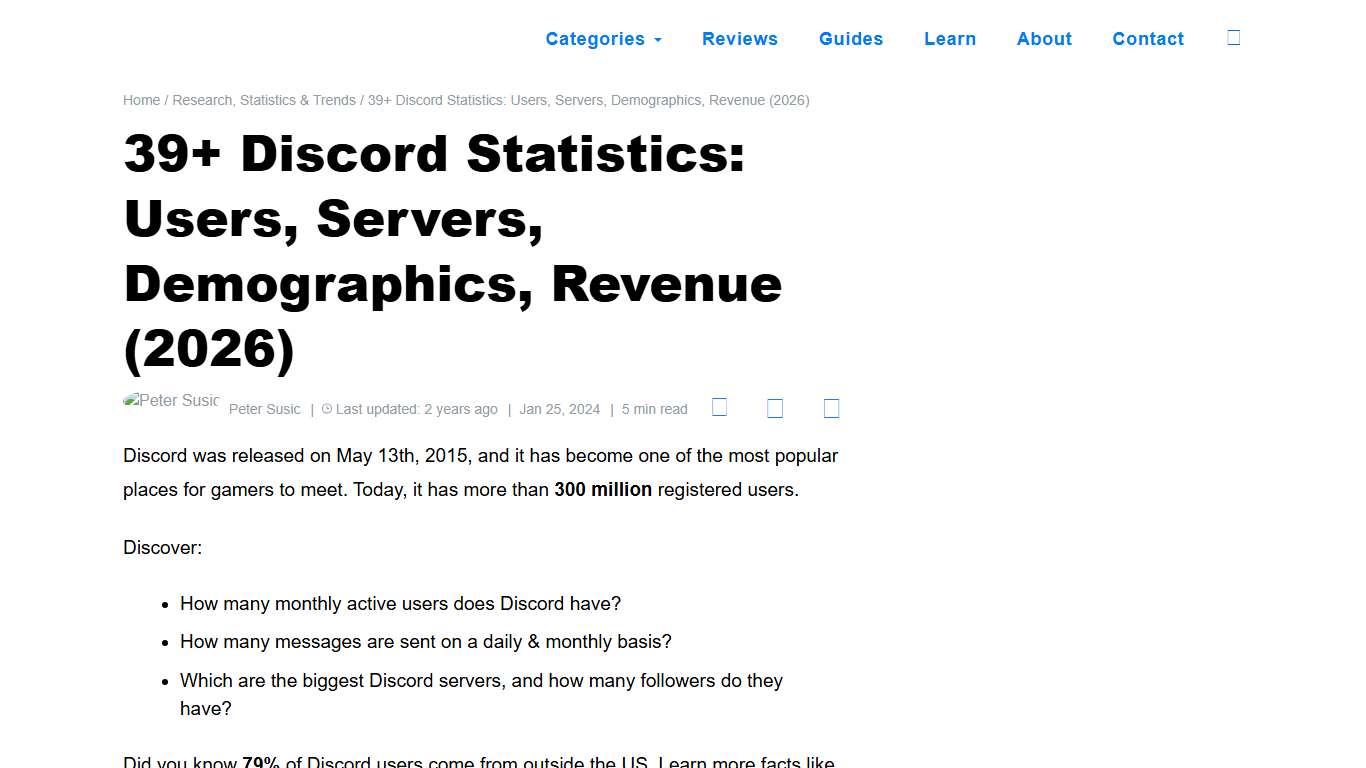 39+ Discord Statistics: Users, Servers, Demographics, Revenue (2026)