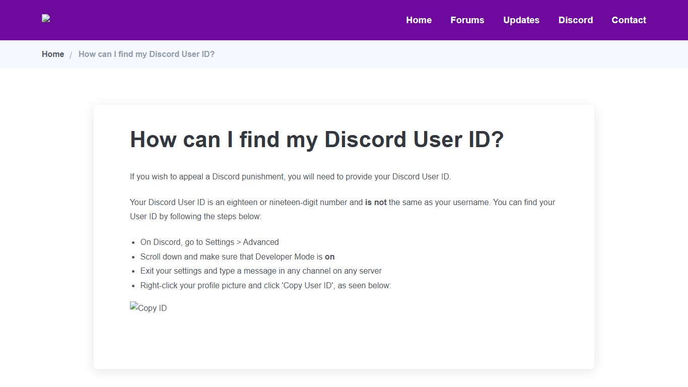 How can I find my Discord User ID?